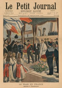 El Zar Nicolás II en Francia, llegando a Dunkerque, portada de 