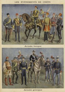 Ejércitos turco y griego de French School
