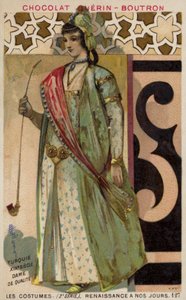 Dama turca, Siglo XIX de French School