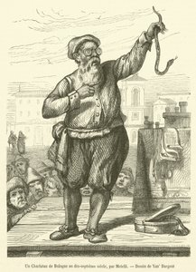 Un Charlatán de Bolonia en el siglo XVII de French School