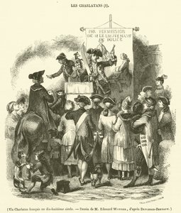 Un charlatán francés en el siglo XVIII de French School
