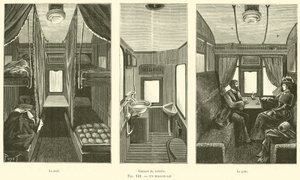 Un vagón-cama de French School
