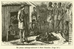 Un joven nshiego-mbouve de cara blanca