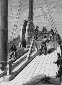 Cable telegráfico submarino entre Dover y Calais 25 de diciembre