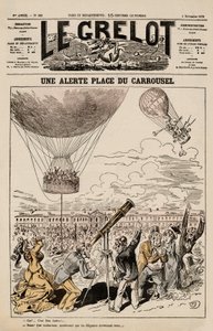 Une Alerte, Place du Carrousel, de Le Grelot, 3 de noviembre de French School
