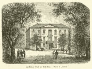 Una Casa de escuela en Estados Unidos