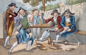 Una partida de bolos