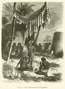 Una cristalería en el antiguo Egipto