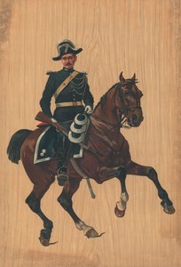 Soldado no identificado a caballo de French School