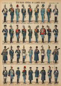 Uniformes del ejército ruso de French School