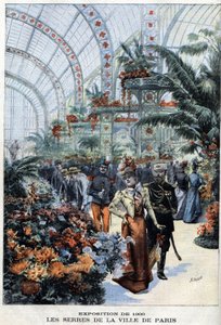 Exposición universal de París en 1900: los invernaderos en el Palais de l