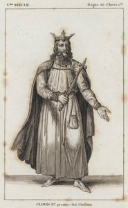 Siglo V, Reinado de Clovis I, Clovis I, primer Rey Cristiano de French School