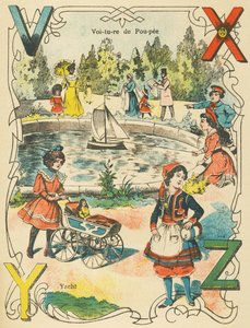 V X Y Z: coche de muñecas, yate
