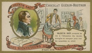 Valentin Hauy, pionero francés de la educación para ciegos