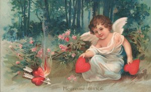 Cupido de San Valentín de French School
