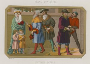 Diversas modas de la Francia del siglo XVI