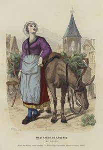 Vendedor de vegetales, siglo XVI