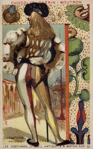 Traje veneciano, siglo XIV