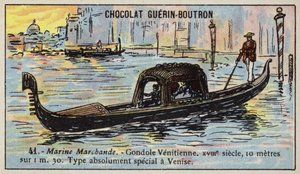Góndola veneciana de French School