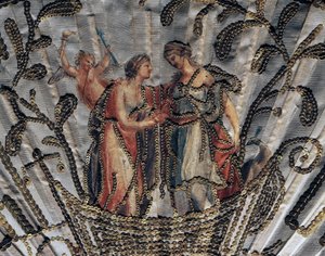Venus y Juno (detalle) de French School