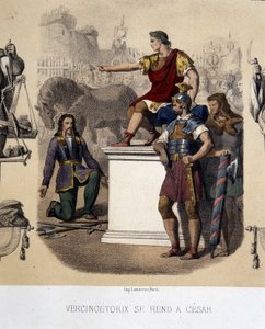Vercingétorix se rinde a César (52 a.C.) de French School