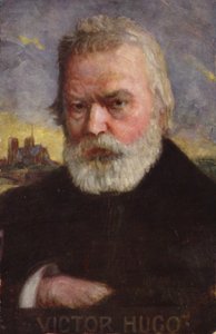 Victor Hugo (1802-1885), poeta, novelista y dramaturgo francés (litografía en color)