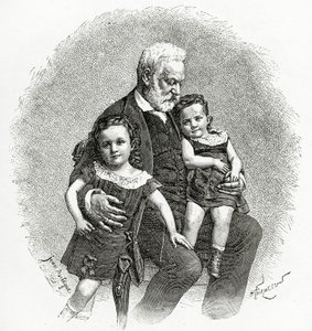 Victor Hugo y sus nietos