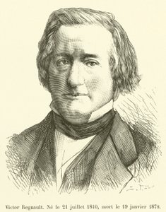 Victor Regnault, Nacido el 21 de julio de 1810, muerto el 19 de enero de 1878 de French School