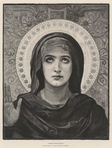 Virgen Consoladora, en el Palacio de Luxemburgo de French School