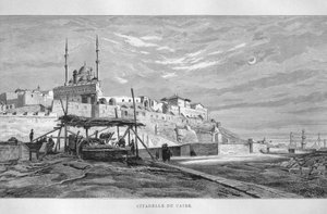 Vista de la Ciudadela de El Cairo, de Egipto por Georg Moritz Ebers, 1881 de French School