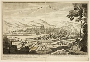 Vista de Florencia de French School