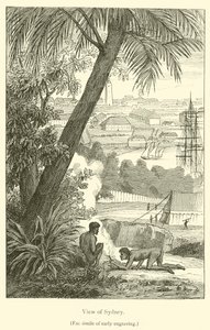 Vista de Sídney (grabado) de French School