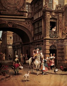 Vista de la rue de l