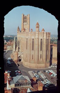 Vista de la Catedral de Sainte-Cécile, 1277-1392 de French School