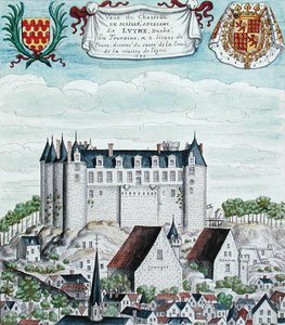 Vista del Chateau de Maille en la Tourraine