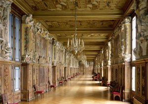 Vista de la Galerie François I, 1528-40