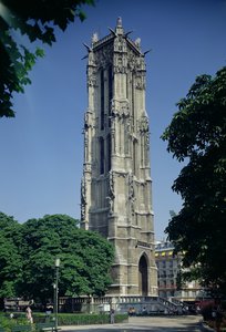 Vista de la Torre Saint-Jacques, 1508-22 de French School