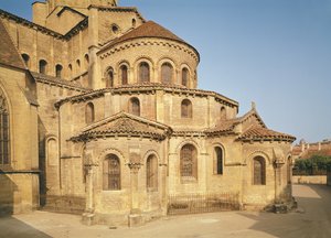 Vista del ábside, Escuela de Borgoña de French School