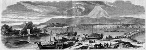 Vista de la ciudad de Jeddo (Tokio), capital de Japón de French School