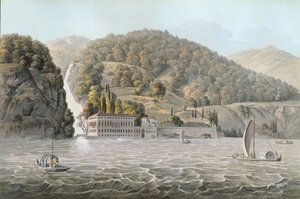 Villa Pliniana, Lago de Como, 1803 de French School