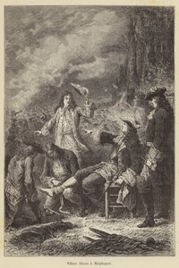 Villars herido en Malplaquet (grabado) de French School