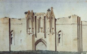 Castillo de Vincennes, Tour de Salves (acuarela) de French School