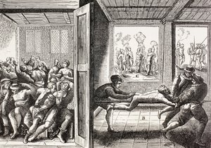 Violencia de los hugonotes franceses contra los católicos en el sur de Francia, de 