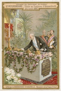 Visita del Presidente francés Félix Faure a Rusia, 24 de agosto de 1897