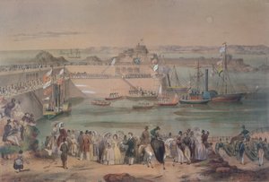 Visita de la Reina Victoria en Jersey en 1846, 1847 de French School