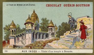 Visita a un templo en Benarés, India de French School