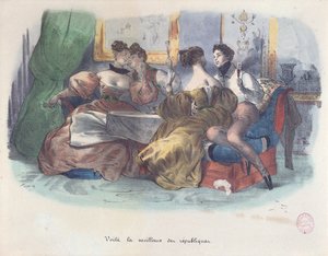 Voilà, la mejor de las repúblicas, Caricatura de la Revolución de 1848