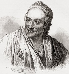 Voltaire, de Histoire de France, publicado c.1880 de French School