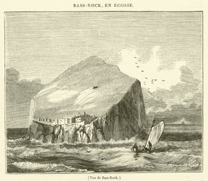 Vista de Bass-Rock (grabado)