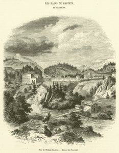 Vista de Wilbad-Gastein de French School